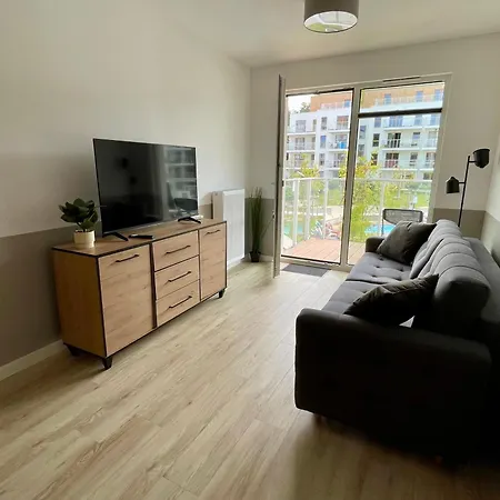 Przy Basenie - Jacuzzi, Sauny, Sala Zabaw, Do Plazy 400m Plaskie Dojscie Apartamento *
